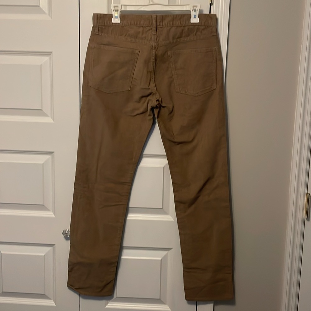 J Crew men’s Brown Corduroy pants - 770’s straight 31 x 32 - Picture 2 of 5